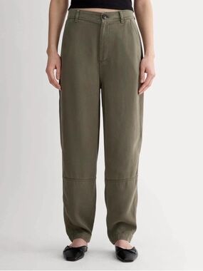 EVERLANE Chino Pant In Buttersoft Size 2 Boho Casual Gorpcore Workwear